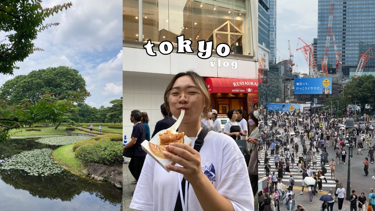 tokyo travel vlog 🇯🇵 | imperial palace garden, shibuya crossing, trying the viral 10 yen coin