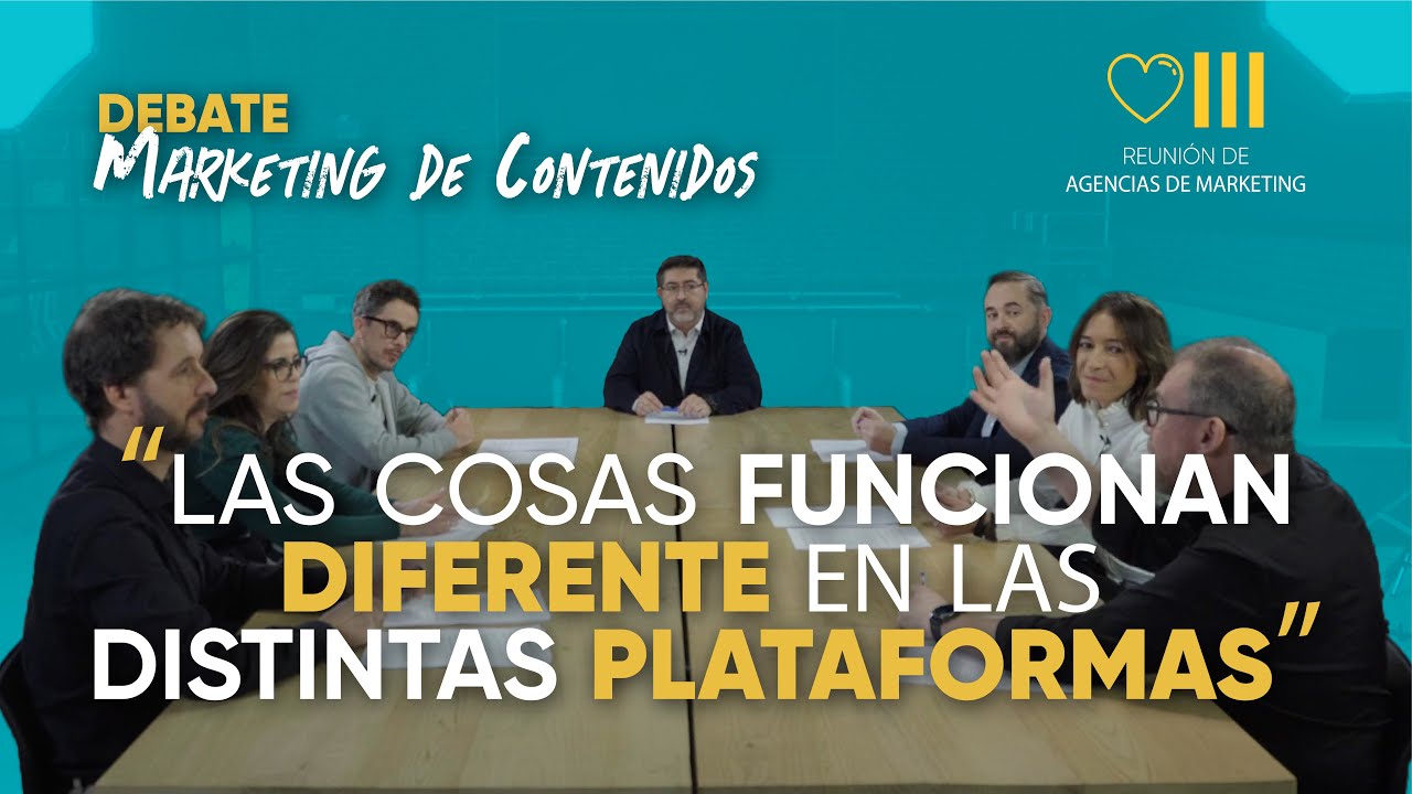 Mesa de debate sobre Marketing de Contenidos - 8ª Reunión de Agencias de Marketing Digital