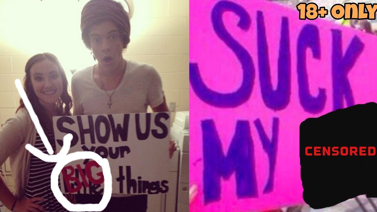 The most EPIC (and weirdest) fan banners by Directioners | *Gets Nasty*