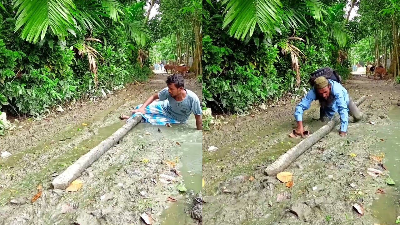 জিয়া ভাই খাদার মধ্যে পড়ে গেল
