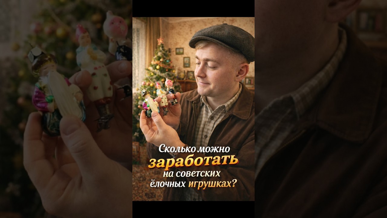 Рушим мифы о советских ёлочных игрушках #ссср #ретро #винтаж