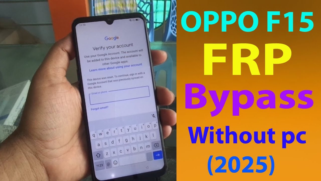 OPPO F15 frp bypass without pc 2025.