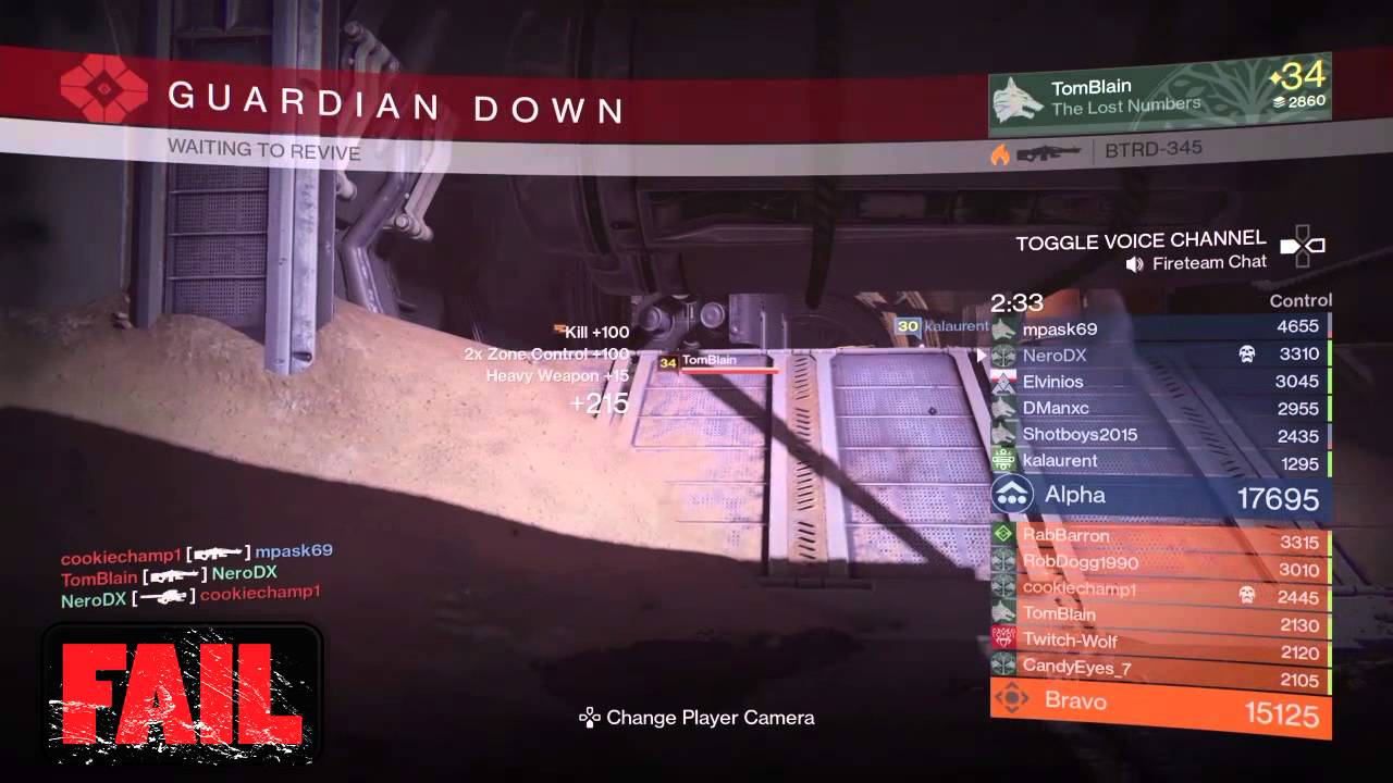 Destiny fun times.