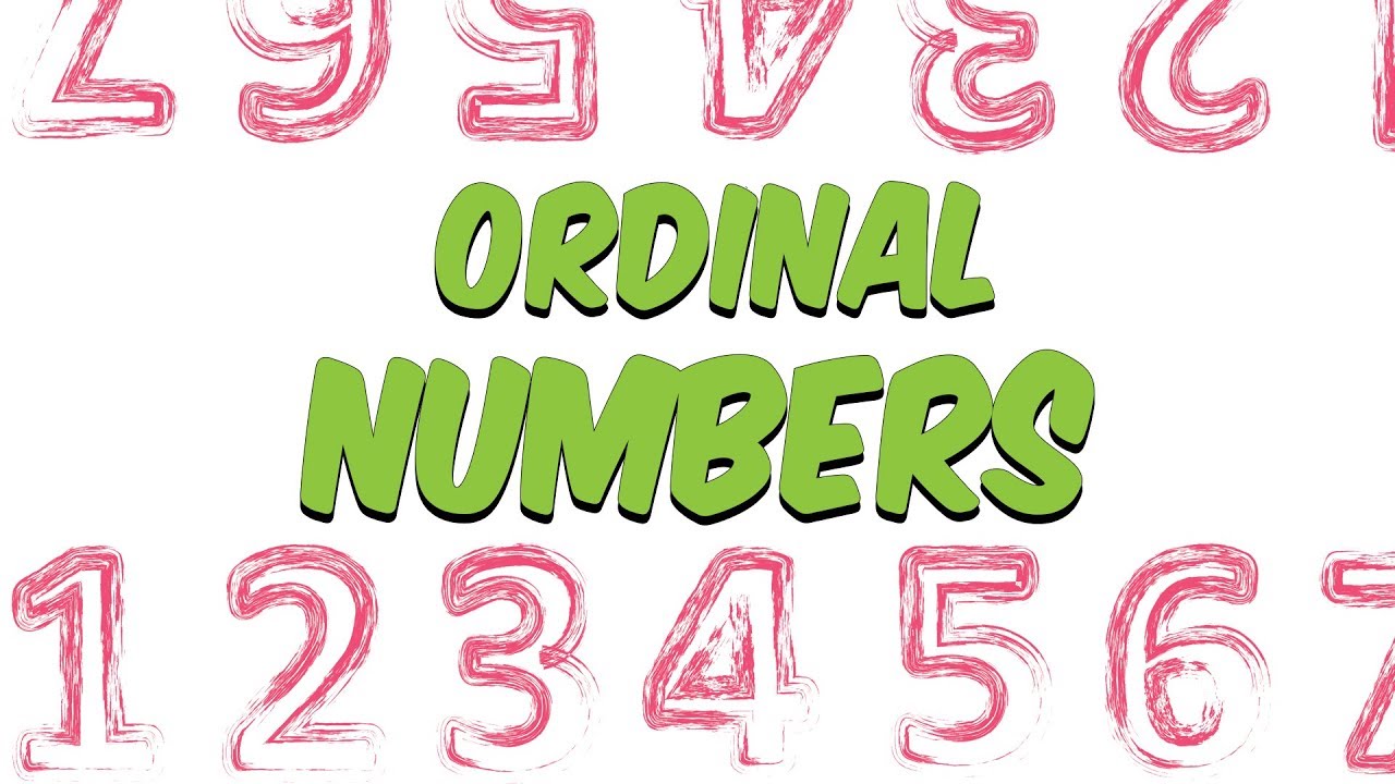 8 dk'da English Ordinal Numbers (İngilizce Sıra Numaraları)