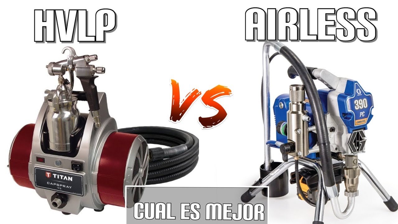 Cual es la diferencia entre una AIRLES  y una HVLP Para principiantes
