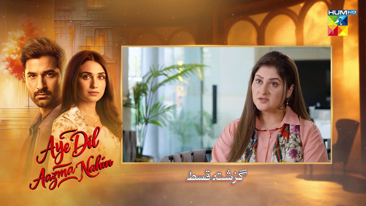 Aye Dil Aazma Nahin - Episode 06 Recap - 19 April - [ Mirza Zain Baig & Hina Tariq ] - HUM TV