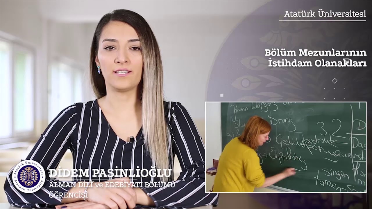 Atatürk Üniversitesi - Edebiyat Fakültesi / Alman Dili ve Edebiyatı Bölümü