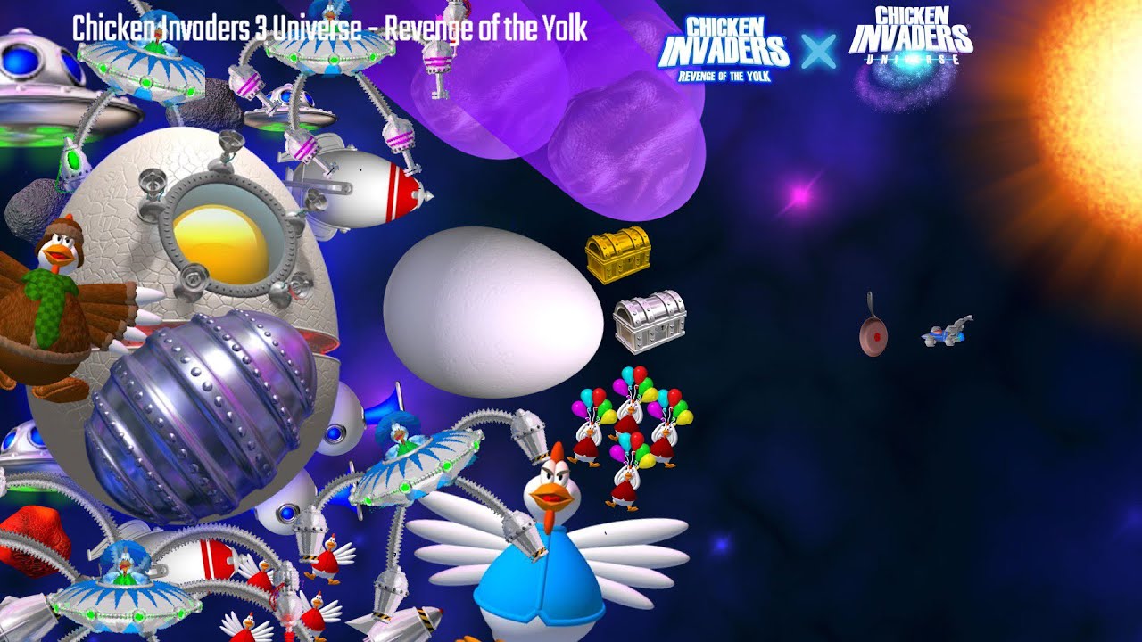 Chicken Invaders 3 Universe - Revenge of the Yolk [CIU Multiplayer SSH Mode]