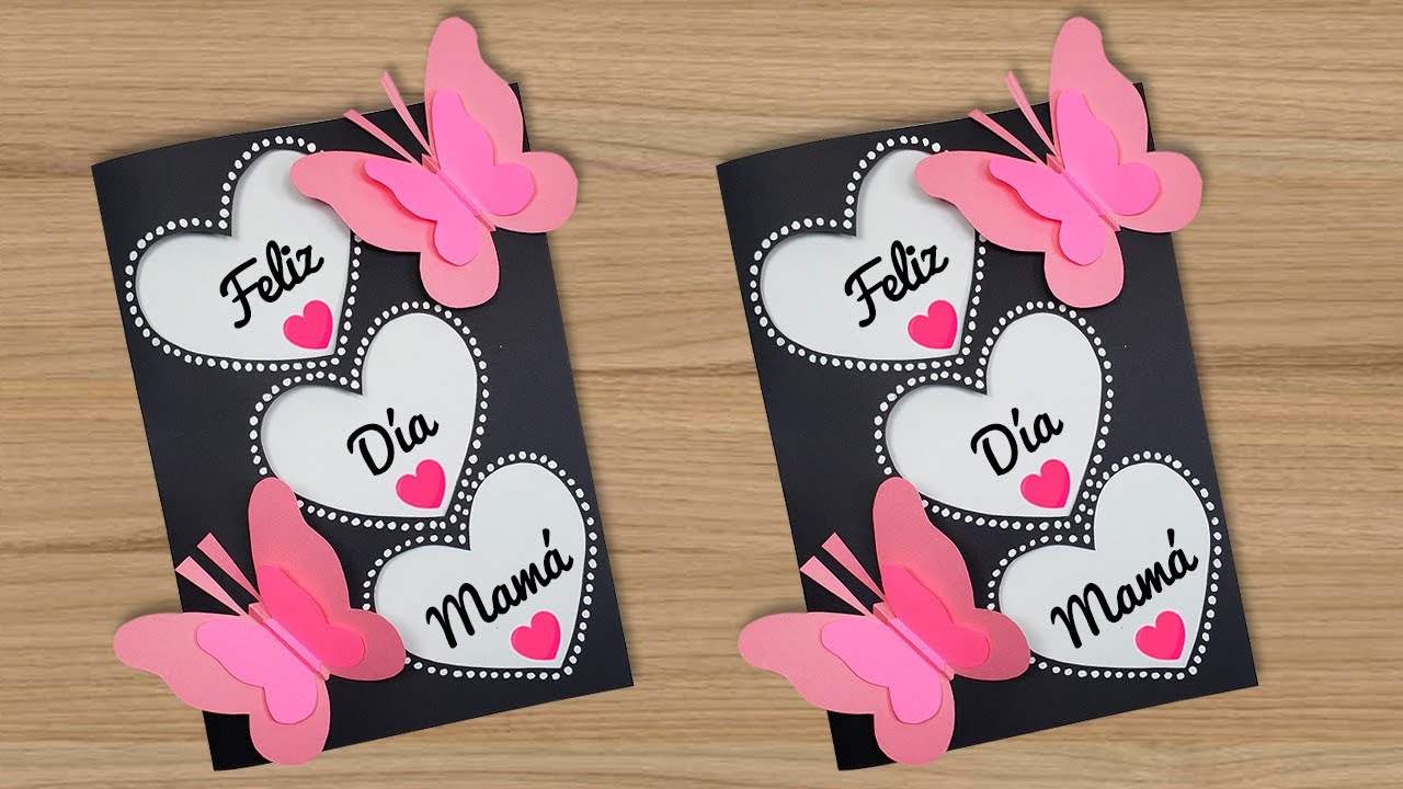 🦋Hermosa tarjeta para el día de la madre🦋 Mother's Day Card 🌟Día de la Mujer🌷 Card Women's Day