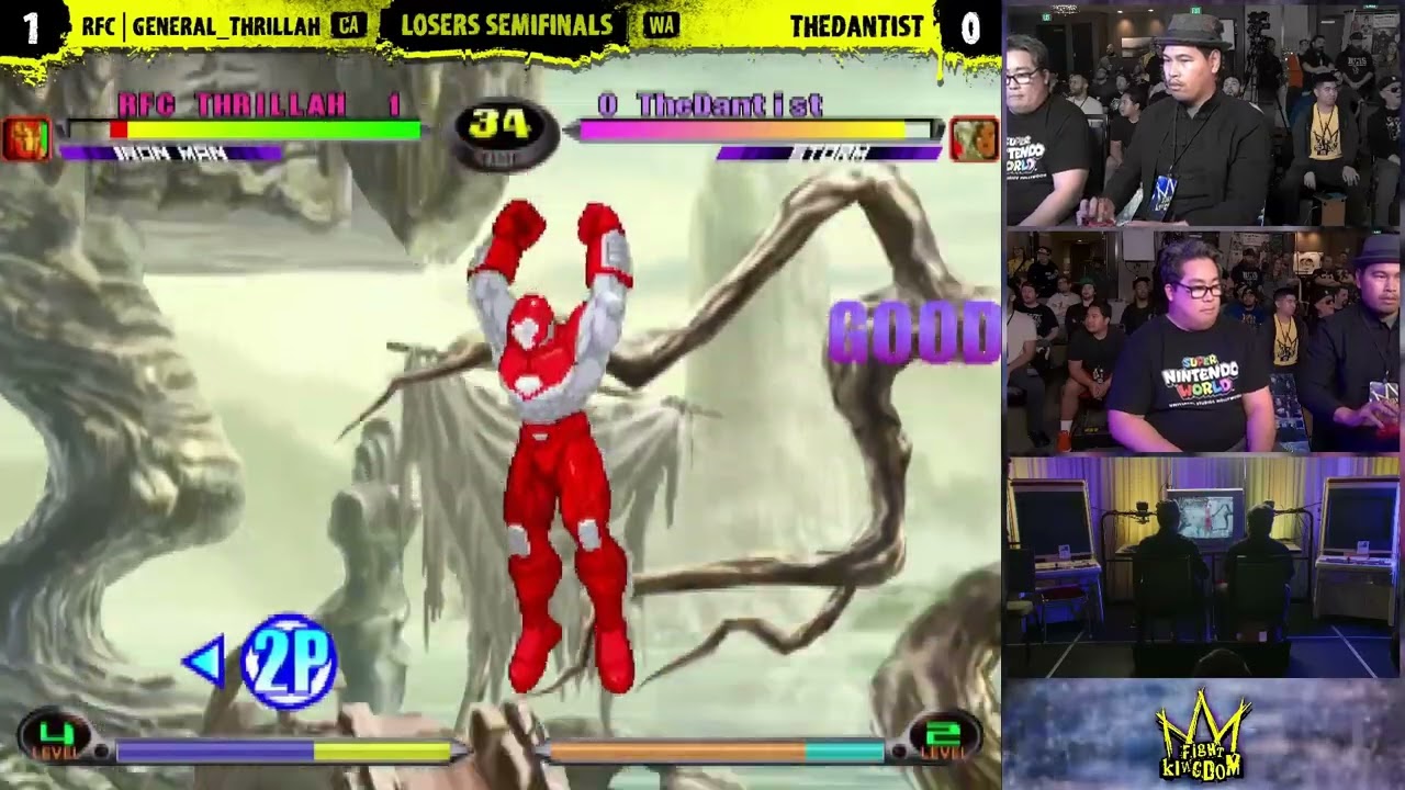 MvC2: Fight Kingdom 2024 [Top 8 - LB] - Thrillah vs Dantist [Romneto + Jim Commentary] 5.5.24
