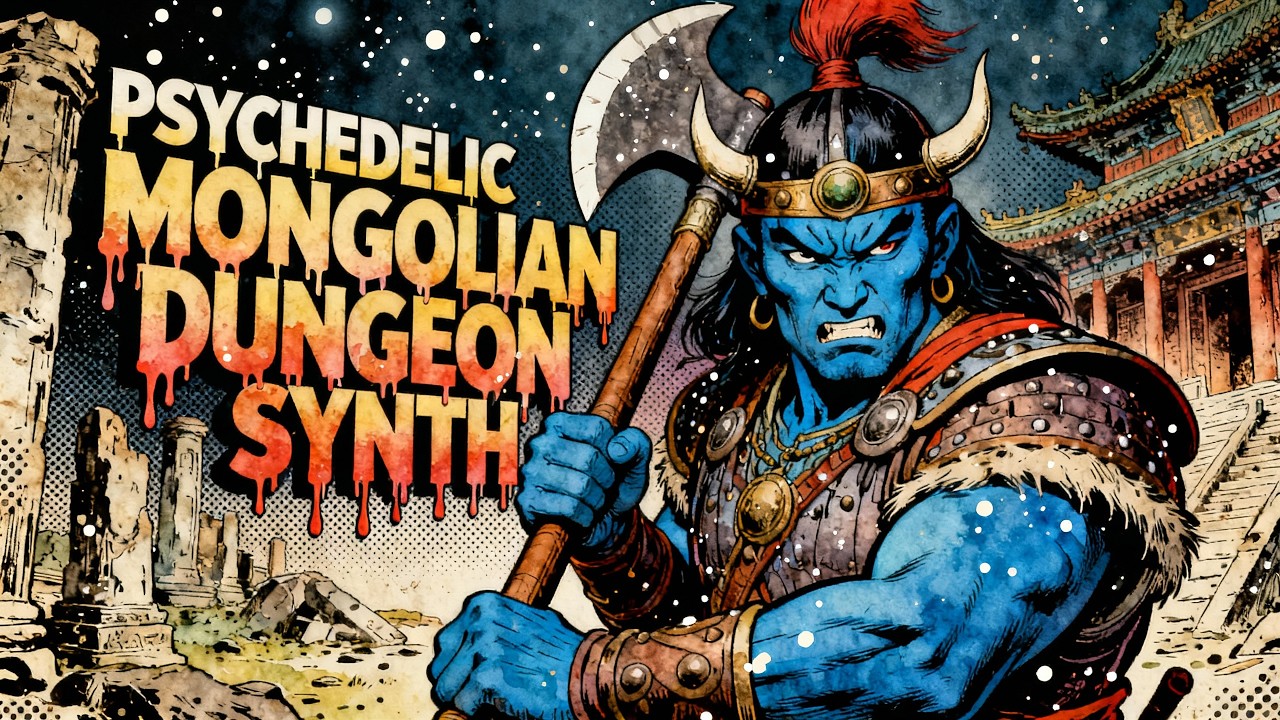 Psychedelic Mongolian Dungeon Synth [3hr+ AI Album] | You look tired, adventurer...
