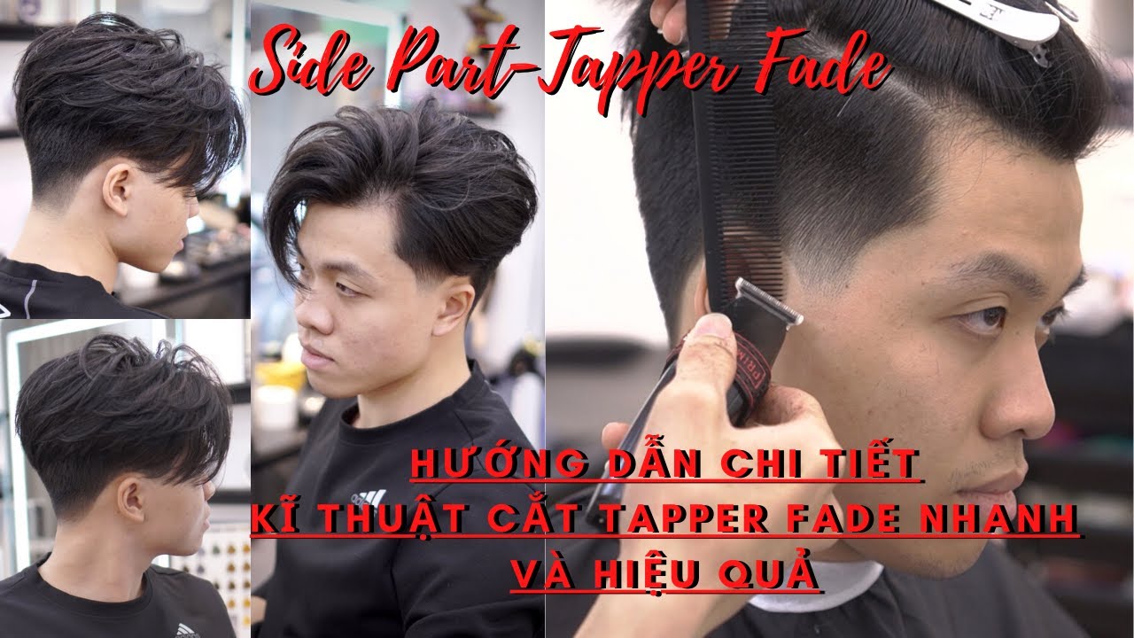 Chia Sẻ Kĩ Thuật Cắt Tapper Fade Đơn Giản Hiệu Quả Trên Form Tóc Bung Chỉa | TUẤN BARBER SHARING