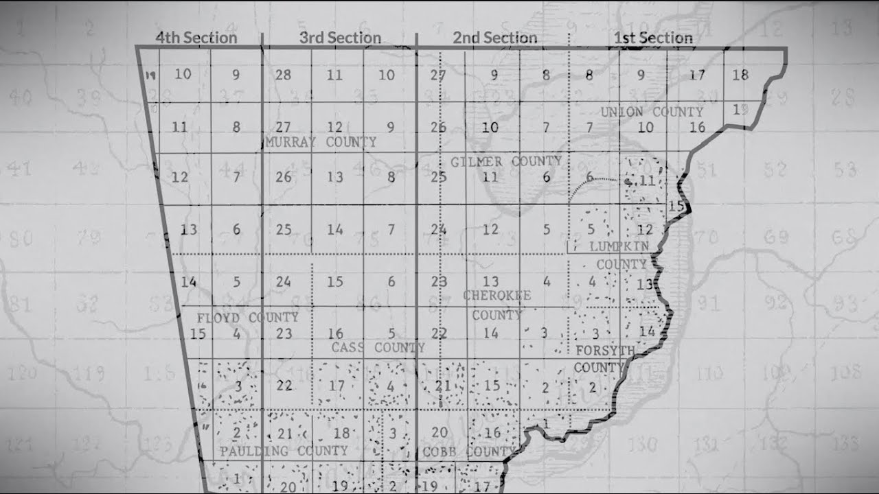 How Native American land was divided up in a land lottery