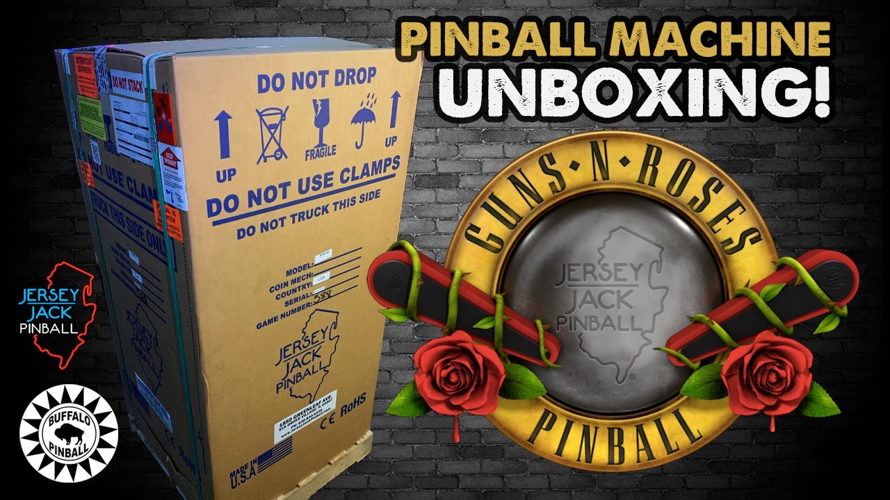Guns N' Roses Pinball Machine Unboxing 2020!