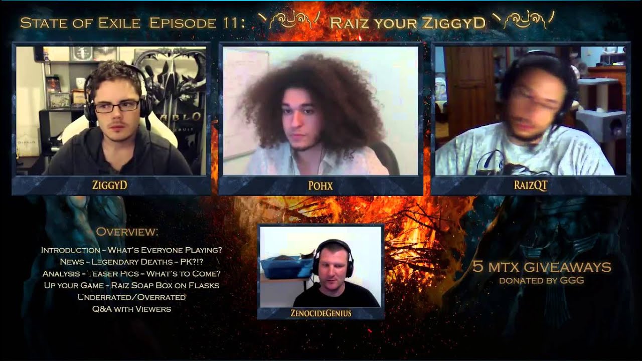 State of Exile Podcast Ep:11 - ヽ༼ຈل͜ຈ༽ﾉ Raiz your ZiggyD ヽ༼ຈل͜ຈ༽ﾉ  [The Path of Exile Podcast]