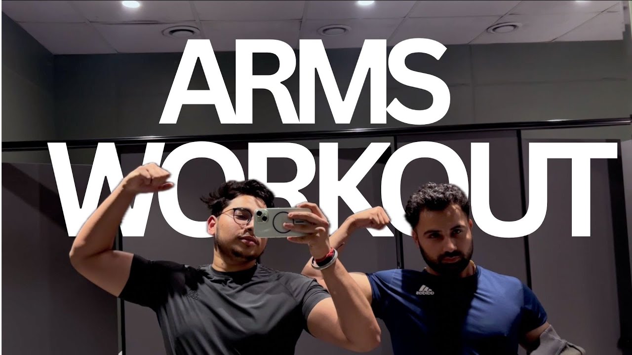 Arms workout 💀💀| Vlog 25