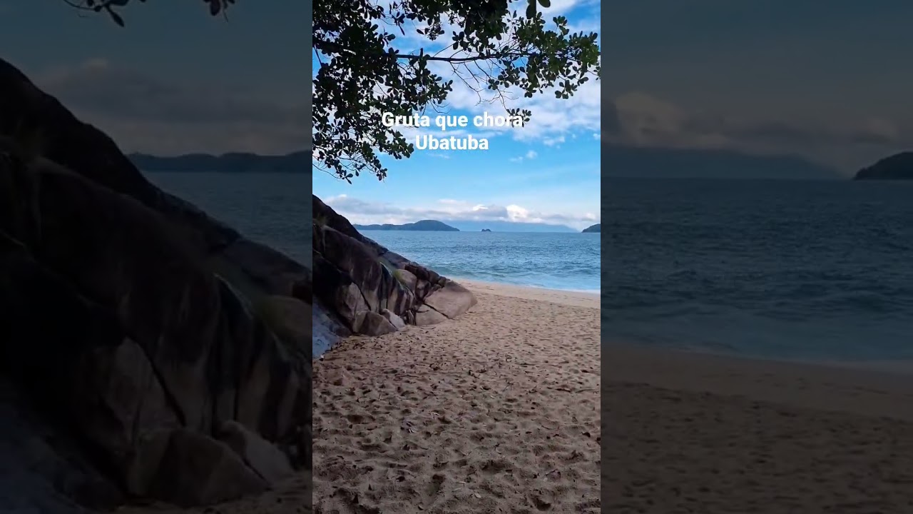 Gruta que chora- Praia do sununga - Ubatuba - SP