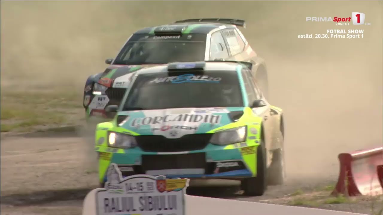 Raliul Sibiului, superspecială spectaculoasă pe macadam. Cine a câştigat duelul final