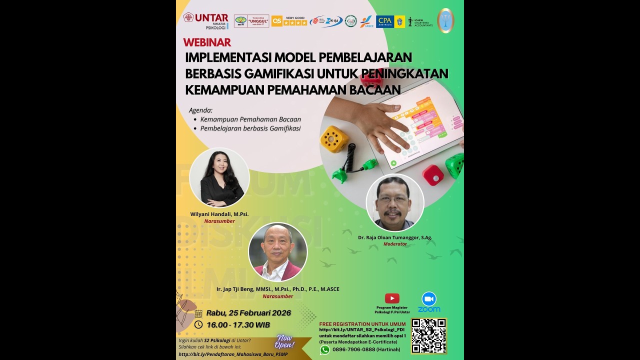 Model Pembelajaran Berbasis Gamifikasi untuk Peningkatan Kemampuan Pemahaman Bacaan - 25 Feb 2026