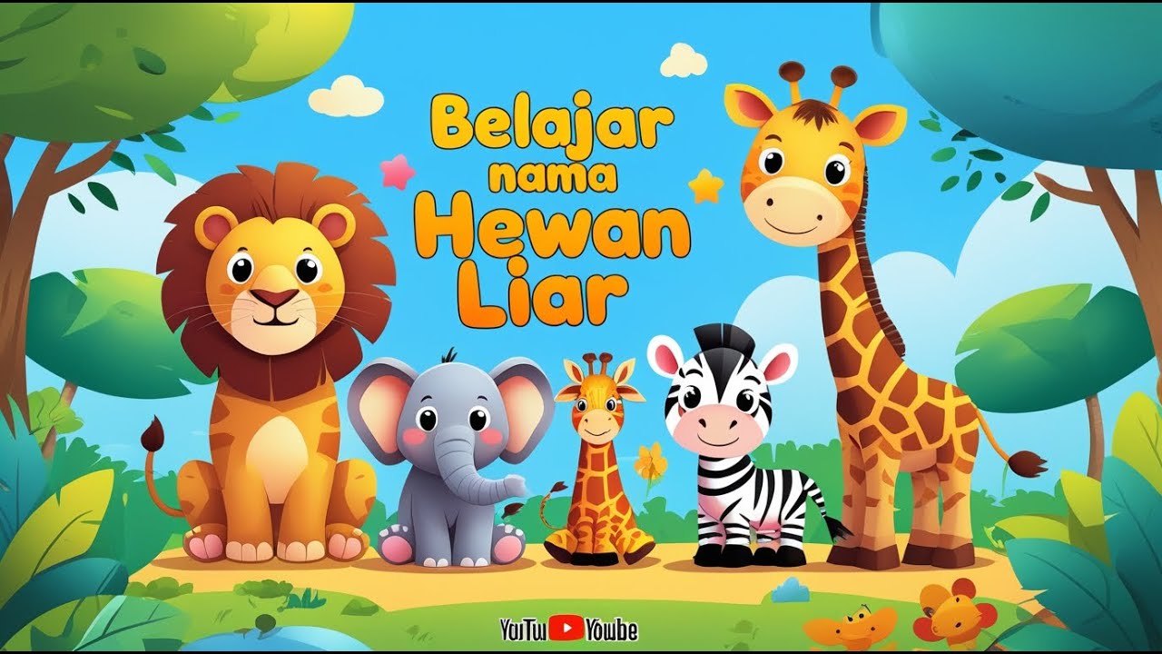 Hewan Liar Seru! Belajar Dua Bahasa untuk Anak