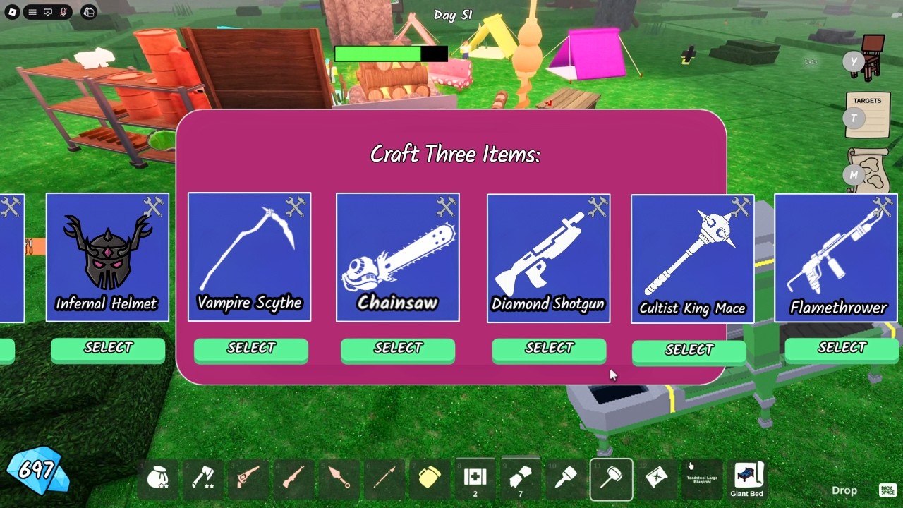 NEW CRAFTING UPDATE IS INSANE in 99 Nights in the Forest New Chest + Secrets