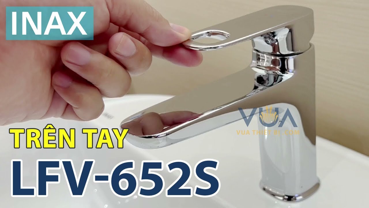 INAX LFV-652S - V&ograve;i chậu lavabo n&oacute;ng lạnh - VUA THIẾT BỊ .COM