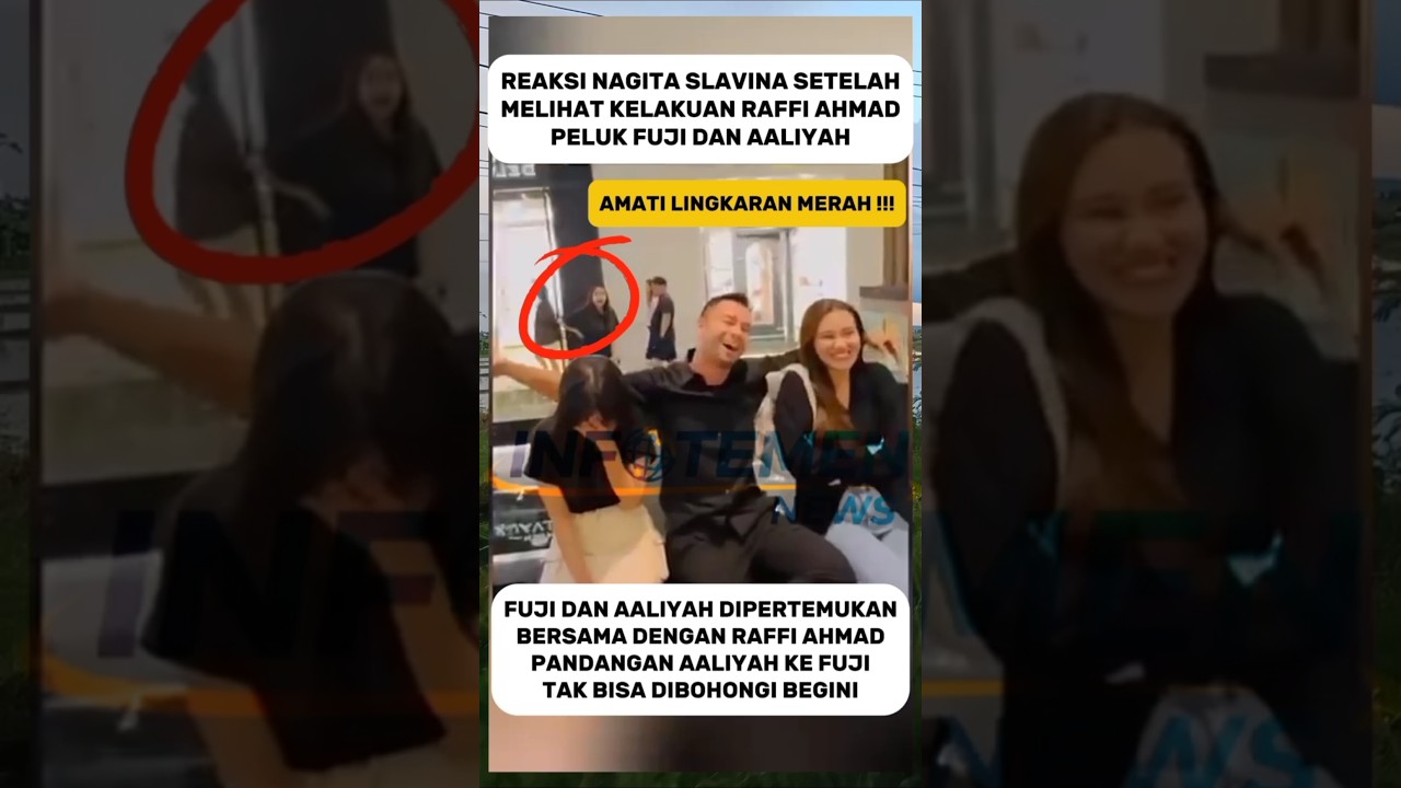 RAFFI AHMAD PELUK FUJI DAN AALIYAH BEGINI 
