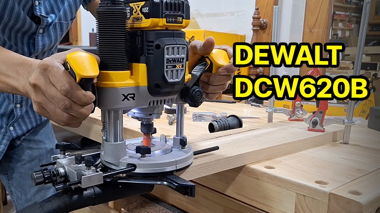 EP. 1404 เครื่องเราเตอร์ไร้สาย 20V DCW620B อุปกรณ์เสริมรั้ว มาแล้ว !