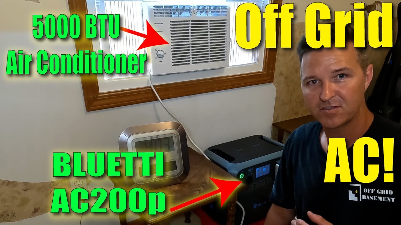 Сколько времени может работать кондиционер мощностью 5000 БТЕ от Bluetti AC200P? Давайте узнаем!