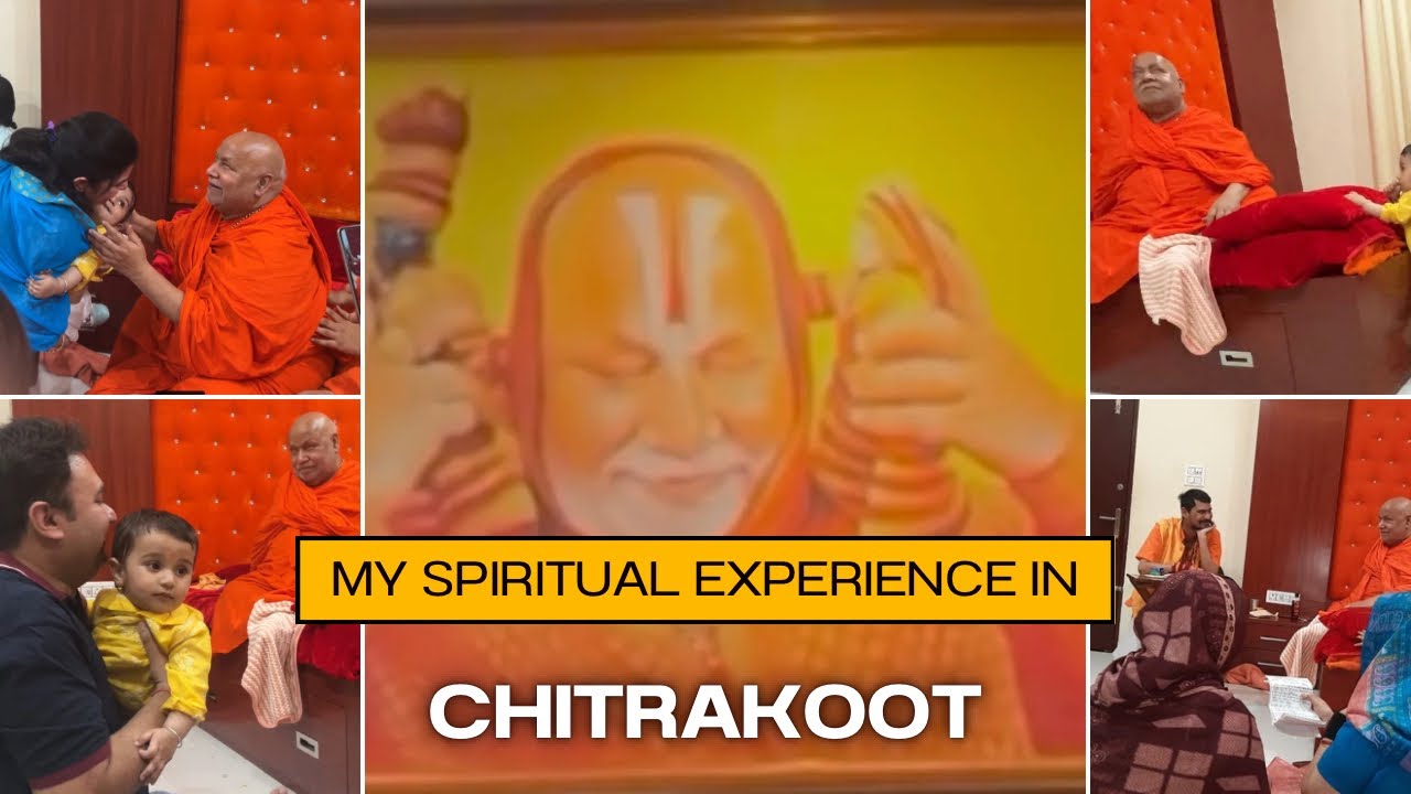 Chitrakoot (Shri Tulsi Peeth Seva) to visit our Pujaniya Jagadguruji🙏🏻