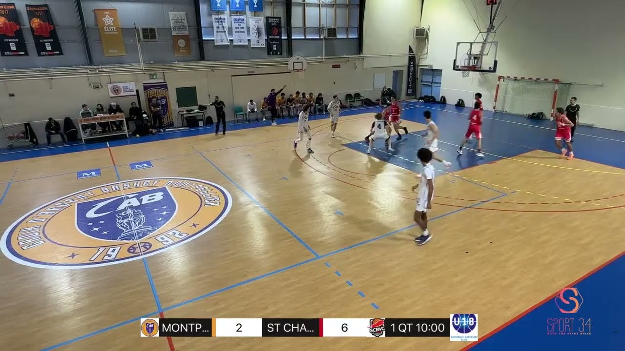 #Basket U18 ELITE  CAB MONTPELLIER VS ST CHAMOND
MONTPELLIER CAB VS ST CHAMOND