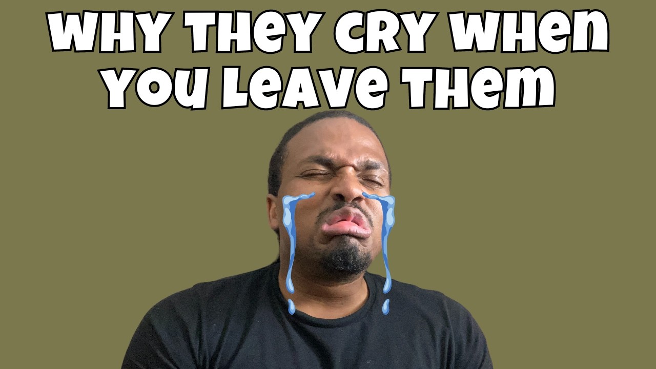 When a narcissist starts crying when you leave them