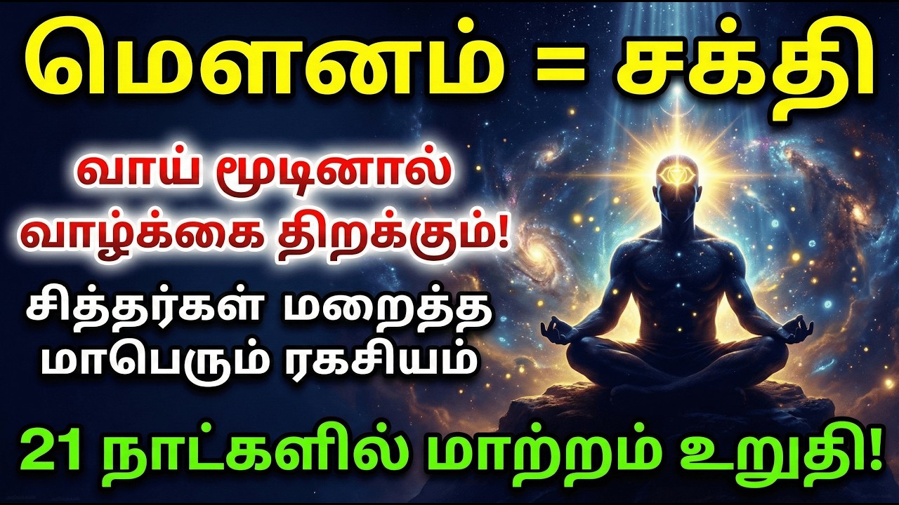 இந்த ஒரு தவறு உன் சக்தியை அழிக்குது! சித்தர்கள் மறைத்த ரகசியம்