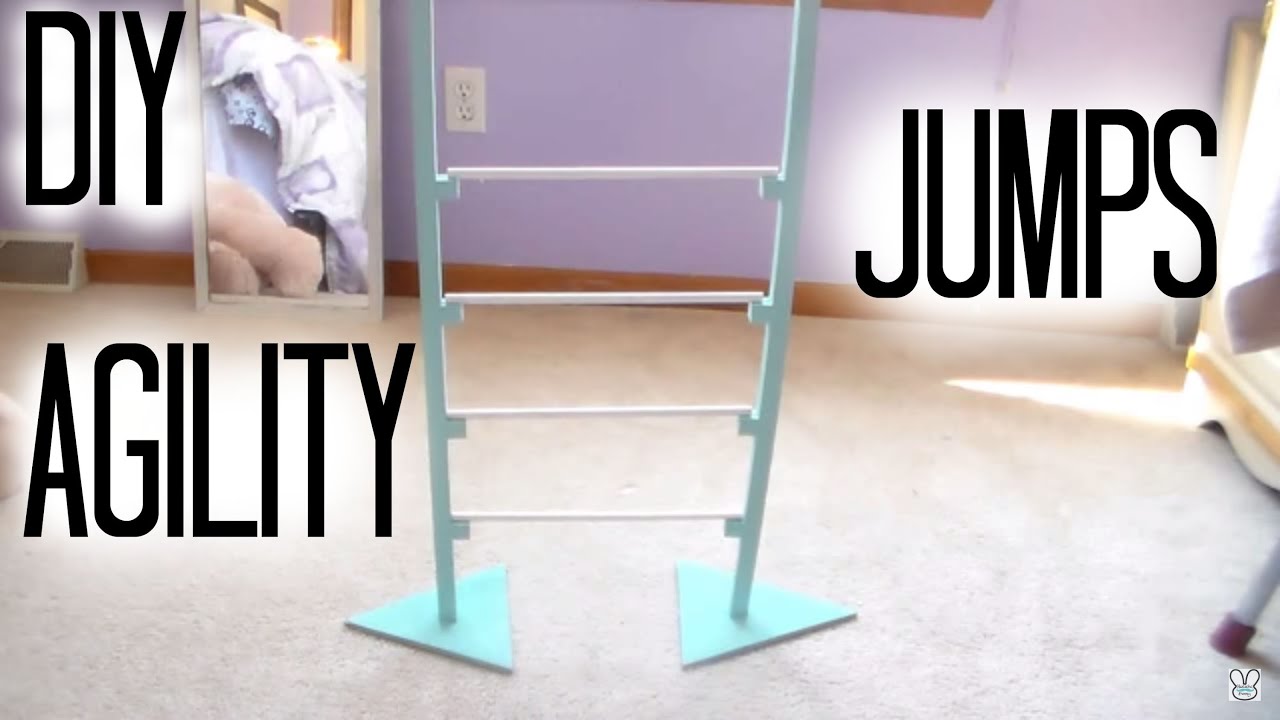 DIY Rabbit Agility Jumps
