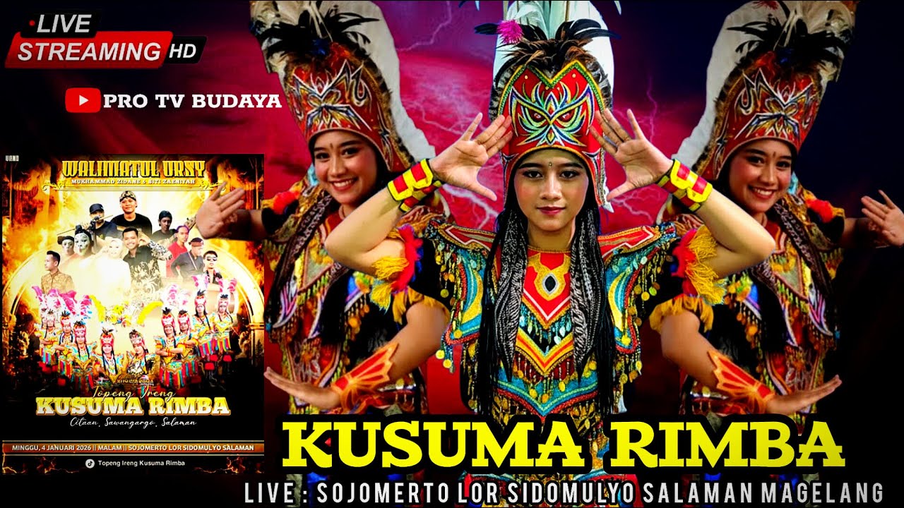 🔴LIVE STREAMING TOPENG IRENG KUSUMA RIMBA || LIVE SOJOMERTO LOR SIDOMULYO SALAMAN MAGELANG