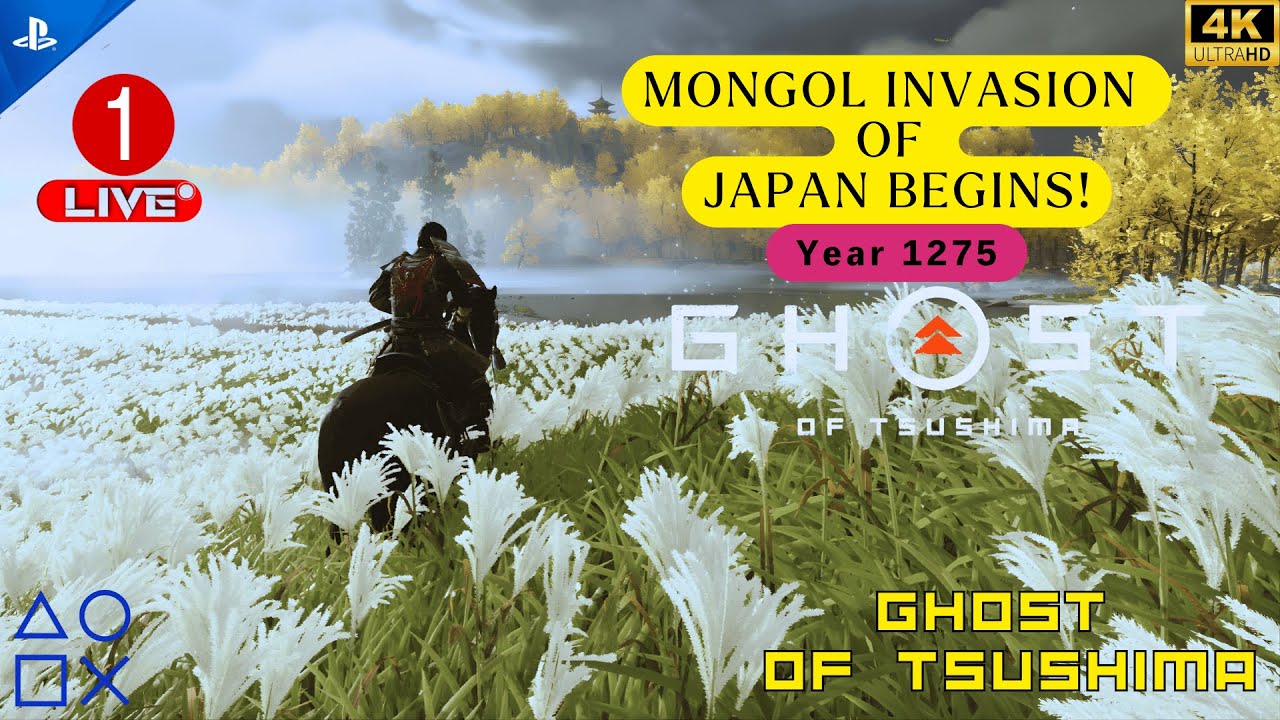 Ghost of Tsushima PS5 Gameplay | Mongol Invasion of Japan Begins | Lord SHIMURA Captured (4K 60FPS)