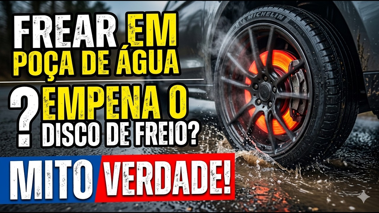 O QUE ACONTECE SE VOCÊ FREAR EM CIMA DE ÁGUA? POUCOS SABEM DISSO