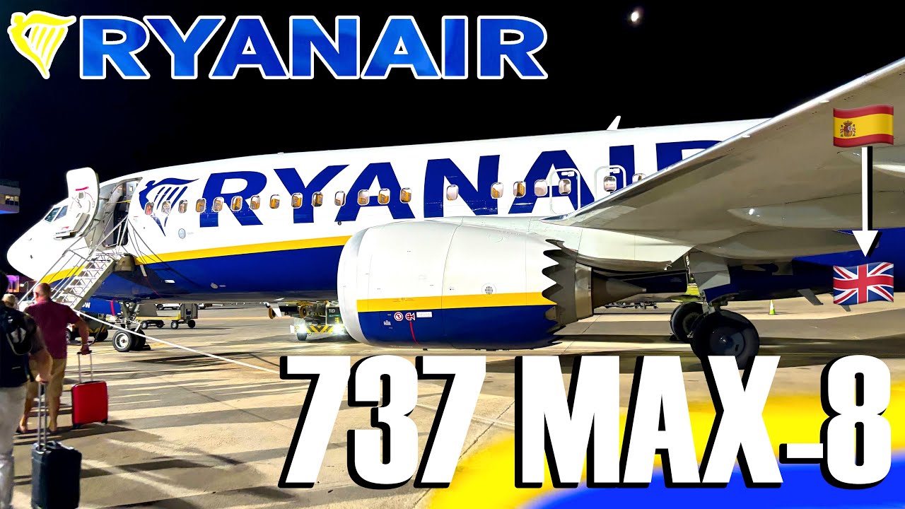 Ryanair Boeing 737-MAX-8-200 Tenerife South - Manchester Airport (Trip Report)