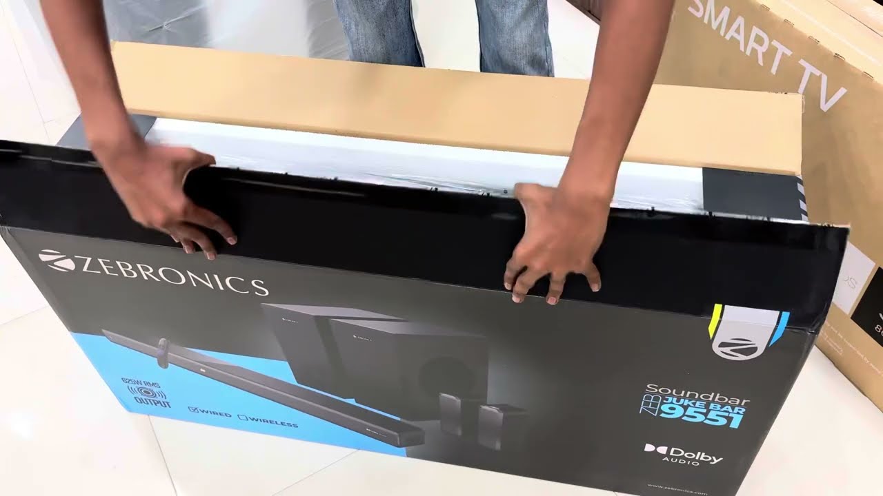 ZEBRONICS juke bar 9551 Sound bar unboxing #soundbar 