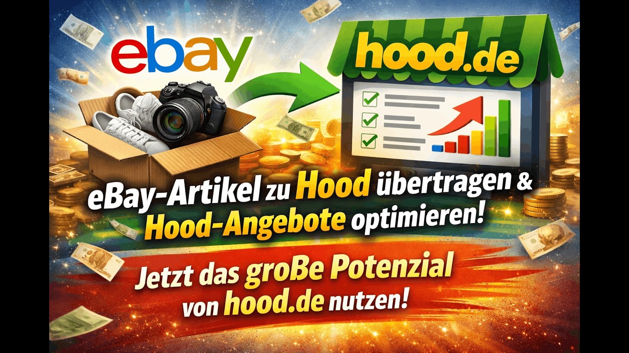 eBay-Artikel zu Hood &uuml;bertragen & Angebote optimieren &ndash; jetzt das volle Potenzial von hood.de nutzen