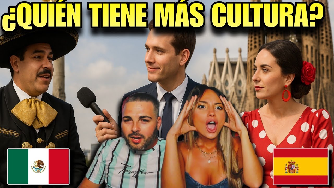 PREGUNTARON sobre CULTURA GENERAL a MEXICANOS y ESPAÑOLES y ESTE fue EL RESULTADO 🇲🇽🤯 *SORPRENDENTE*