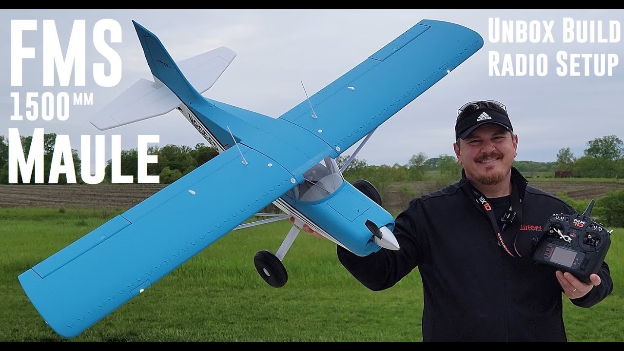 FMS - Maule - 1500mm - Unbox, Build, & Radio Setup