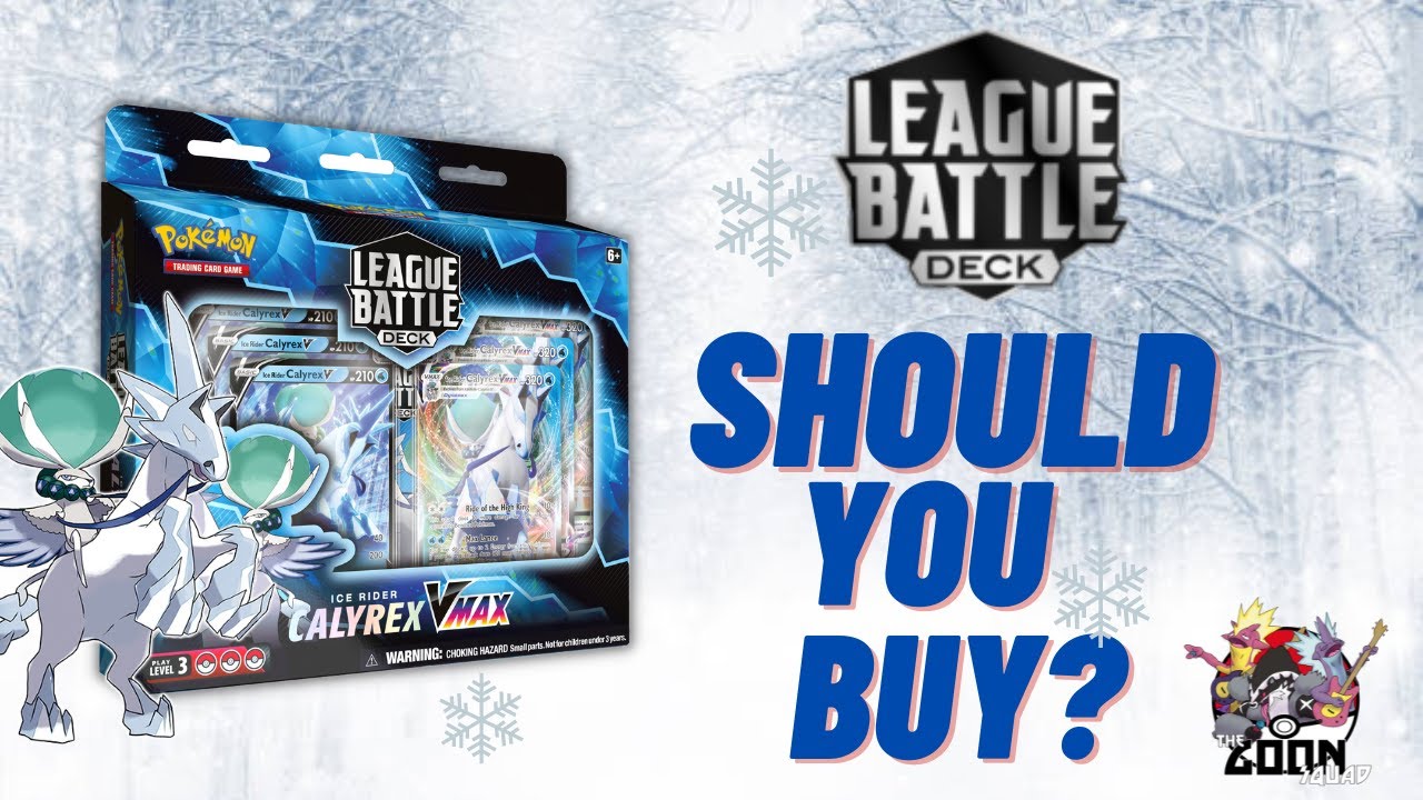 Ice Rider Calyrex League Battle Deck Opening (Is it worth it?)