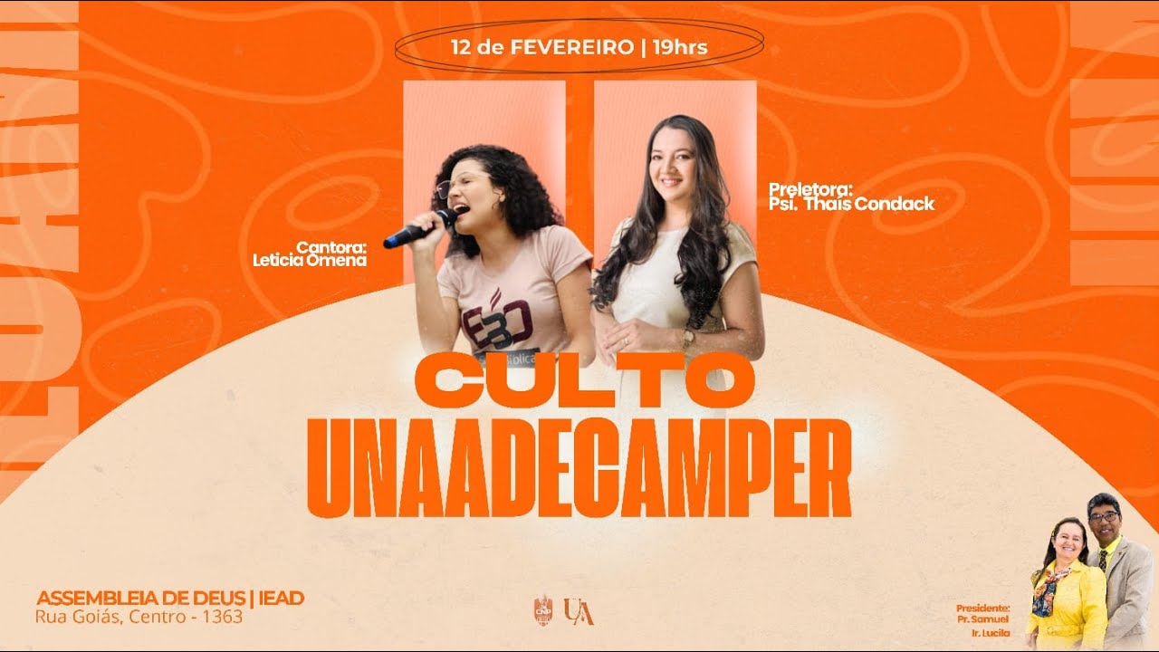 CULTO DA UNAADECAMPER - 12/02/2026