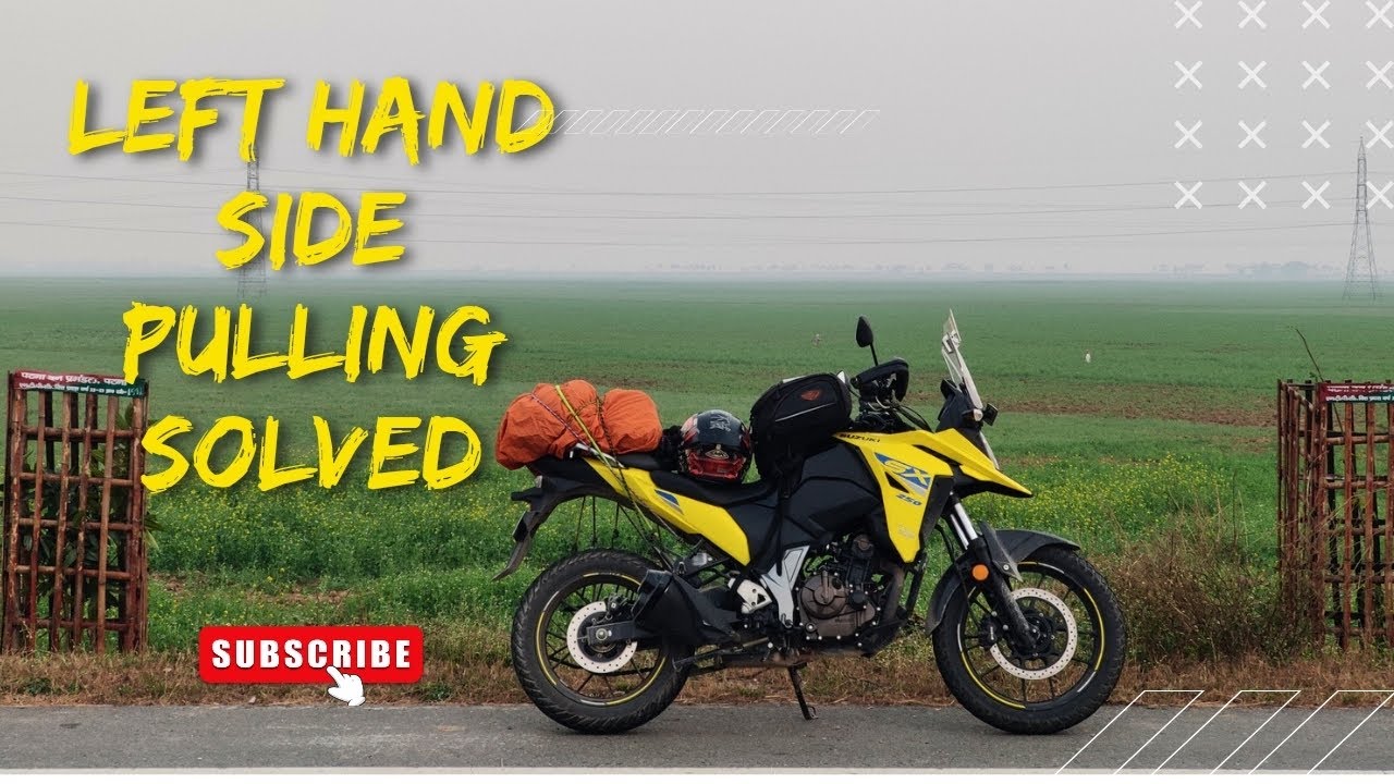 Left hand side pulling issue solved in VStrom SX 250 #vstromsx250