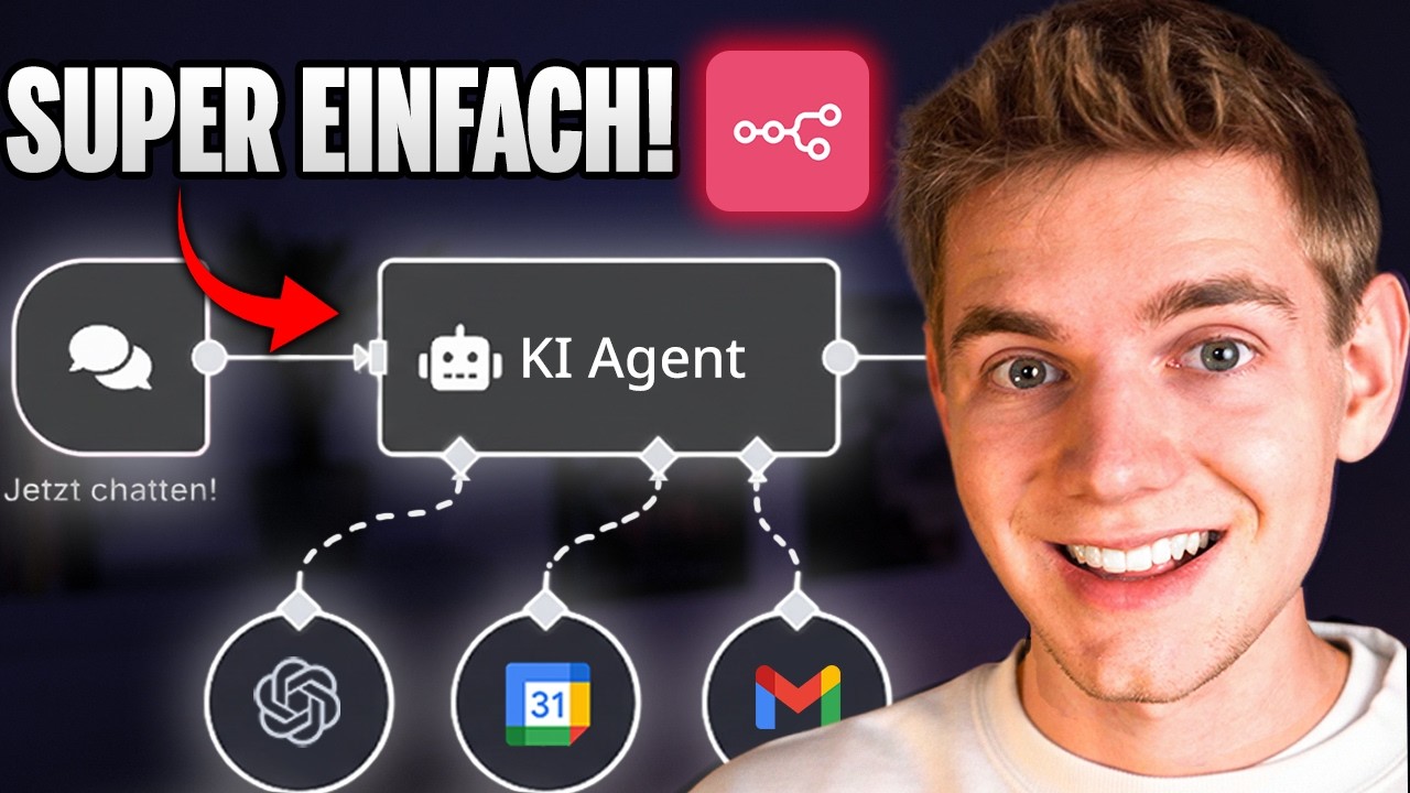 Baue Deinen Ersten KI-AGENTEN in n8n! (Für Anfänger, in 20 min)