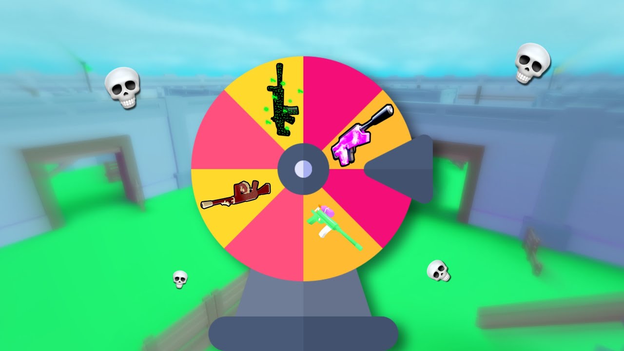 BIG Paintball But every time I die I choose a random gun 😭