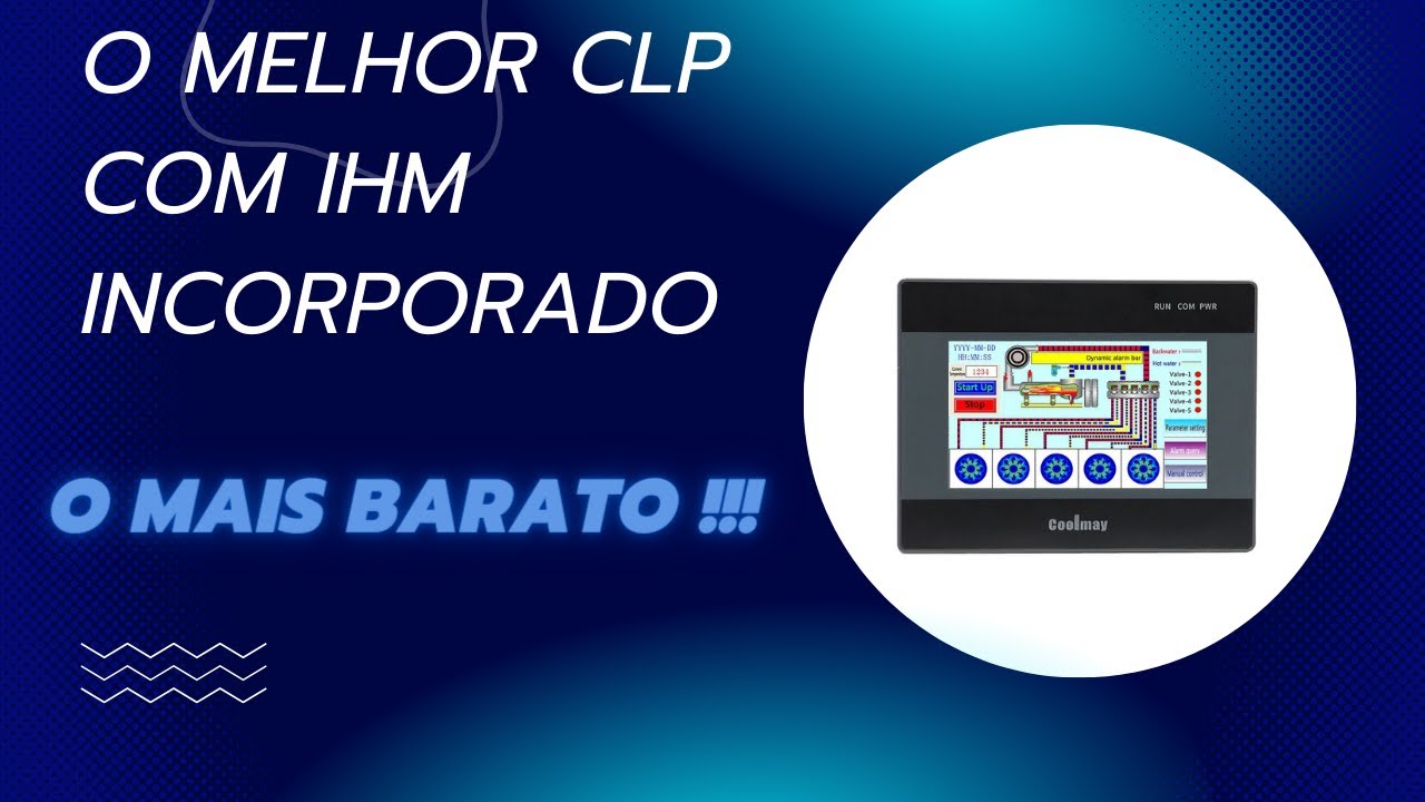 o melhor e mais barato CLP com IHM incorporado