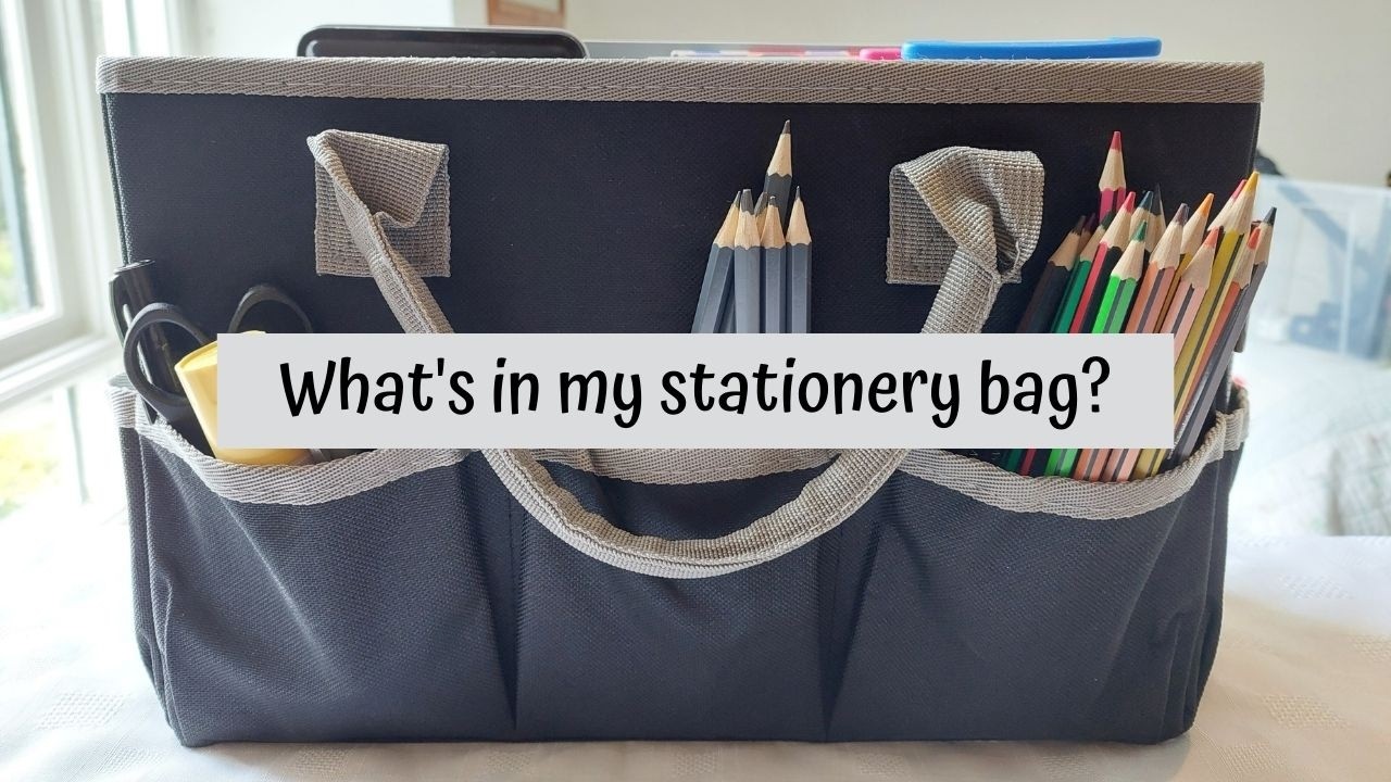 Finding calm and comfort through creative tools | What’s in my stationery bag?