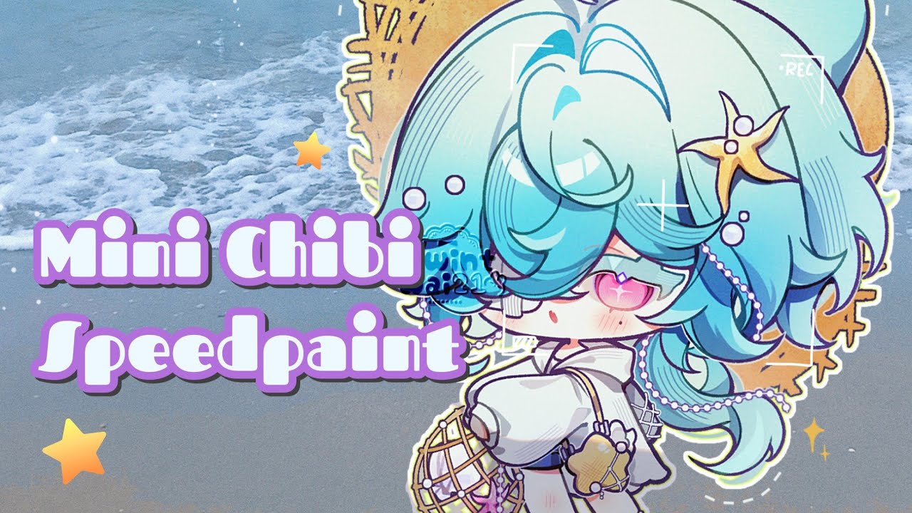 Mini Chibi Speedpaint| Beach Version [IbispaintX]